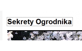 Sekrety Ogrodnika